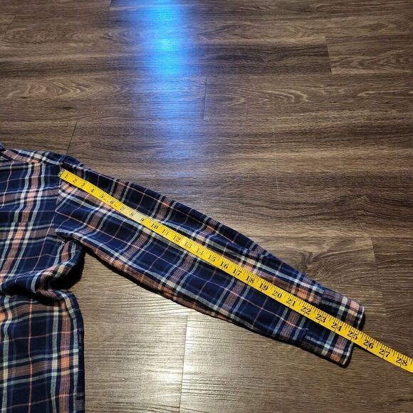 The Foundry Supply Co Flannel Button Up Shirt Mens Size Large Tall LT - Picture 8 of 8